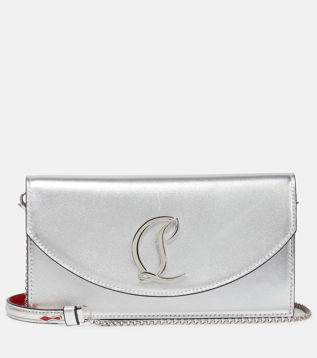 Loubi54 leather clutch | Christian Louboutin