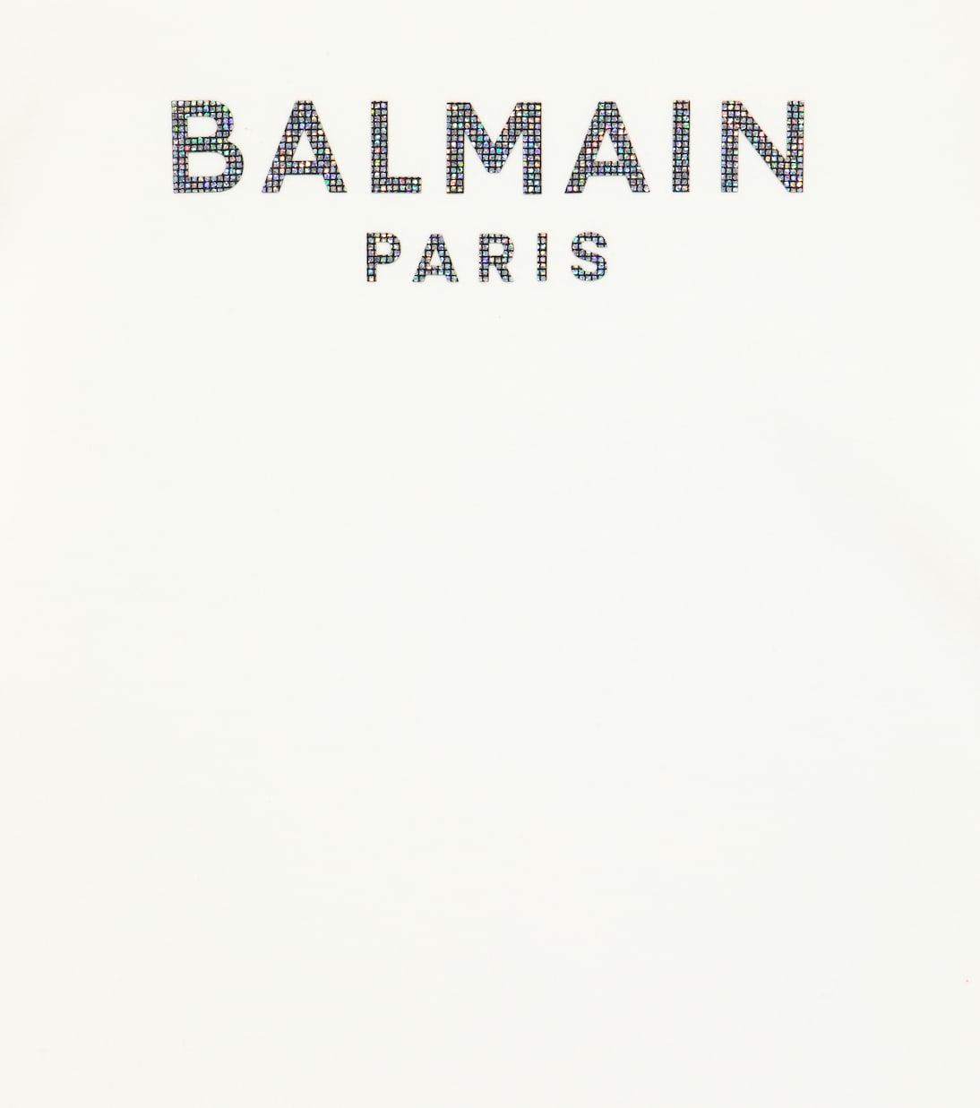 Logo cotton-blend T-shirt dress | Balmain Kids