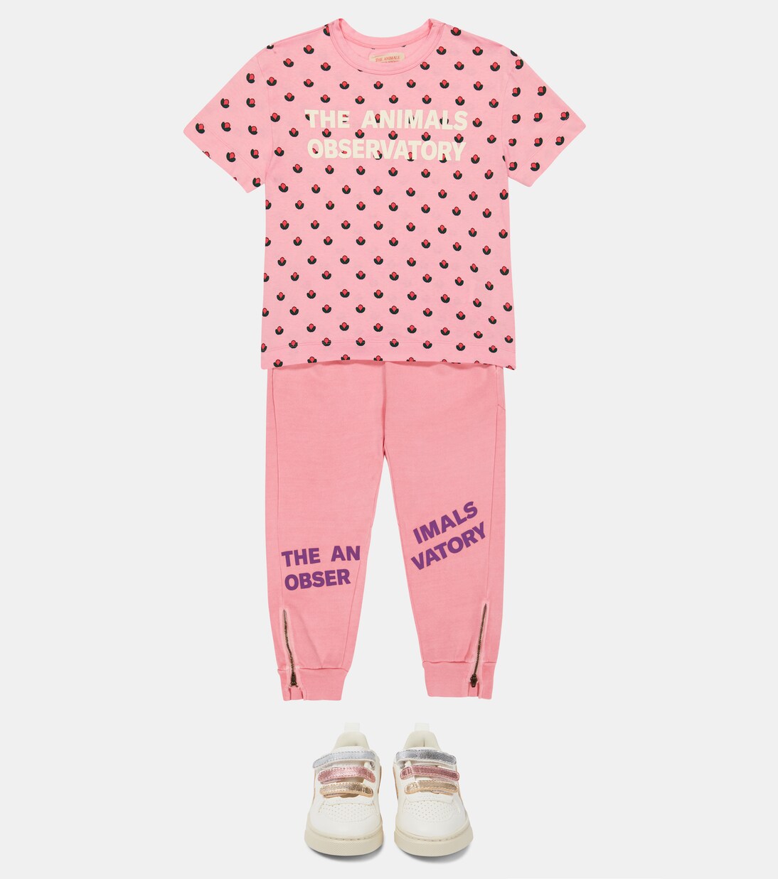 Panther printed cotton sweatpants | The Animals Observatory