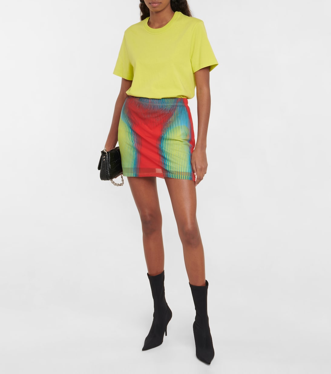 X Jean Paul Gaultier Bedruckter Minirock | Y/Project