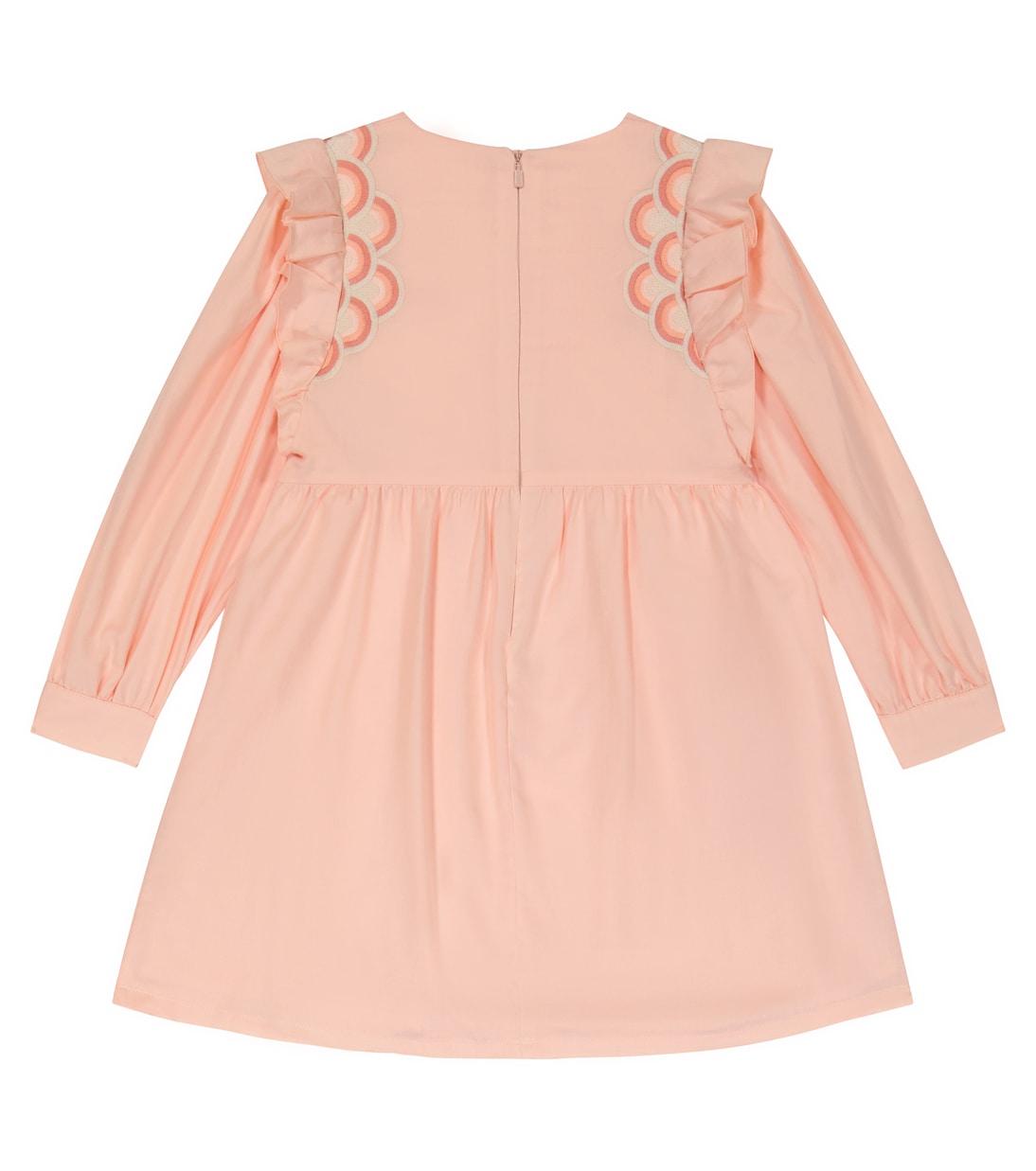 Besticktes Kleid aus Baumwolle | Chloé Kids