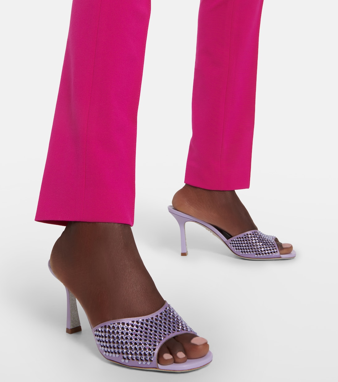 Pantoletten Ginger mit Kristallen | Rene Caovilla