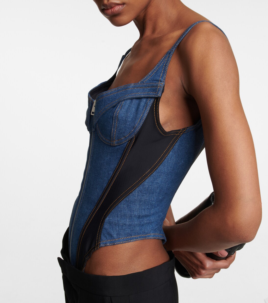 Body aus Denim | Mugler
