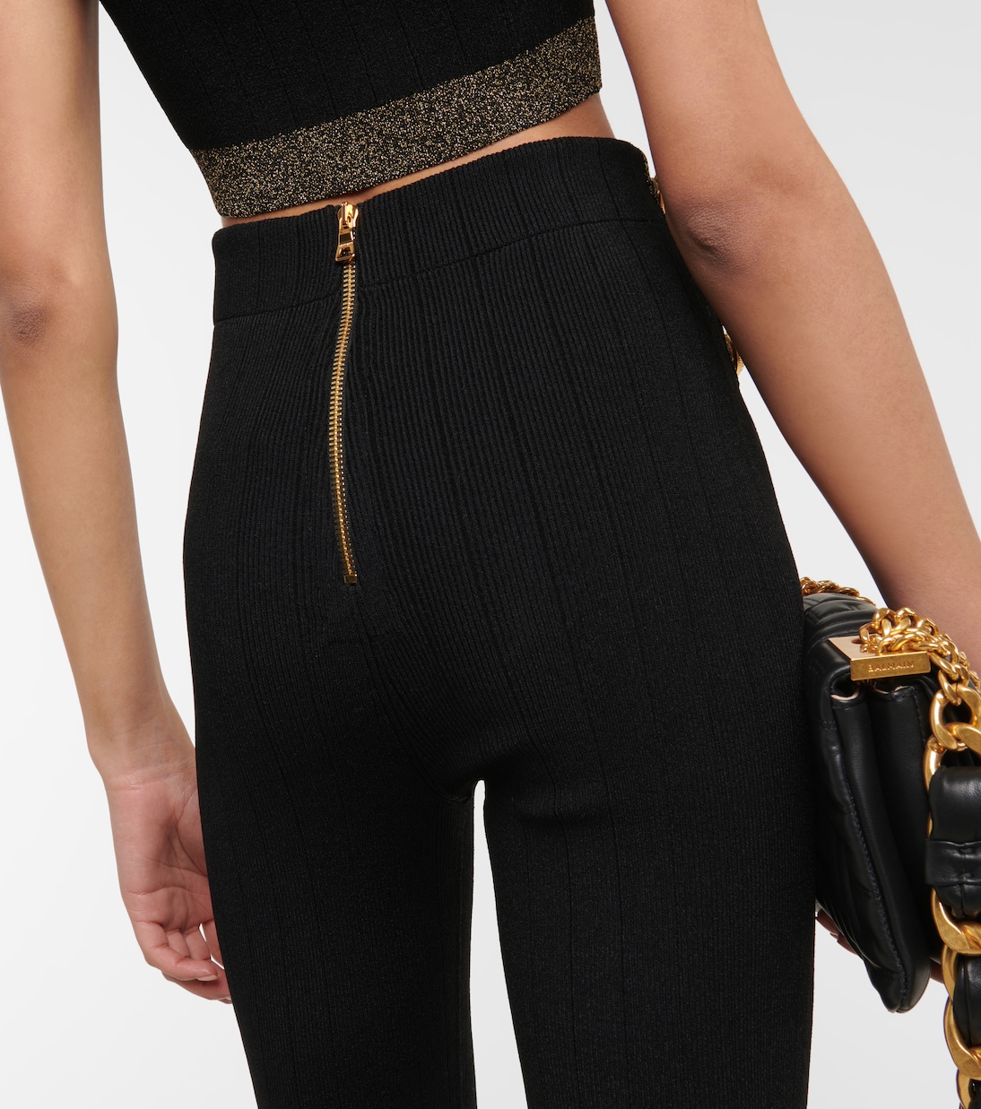 High-Rise Leggings | Balmain