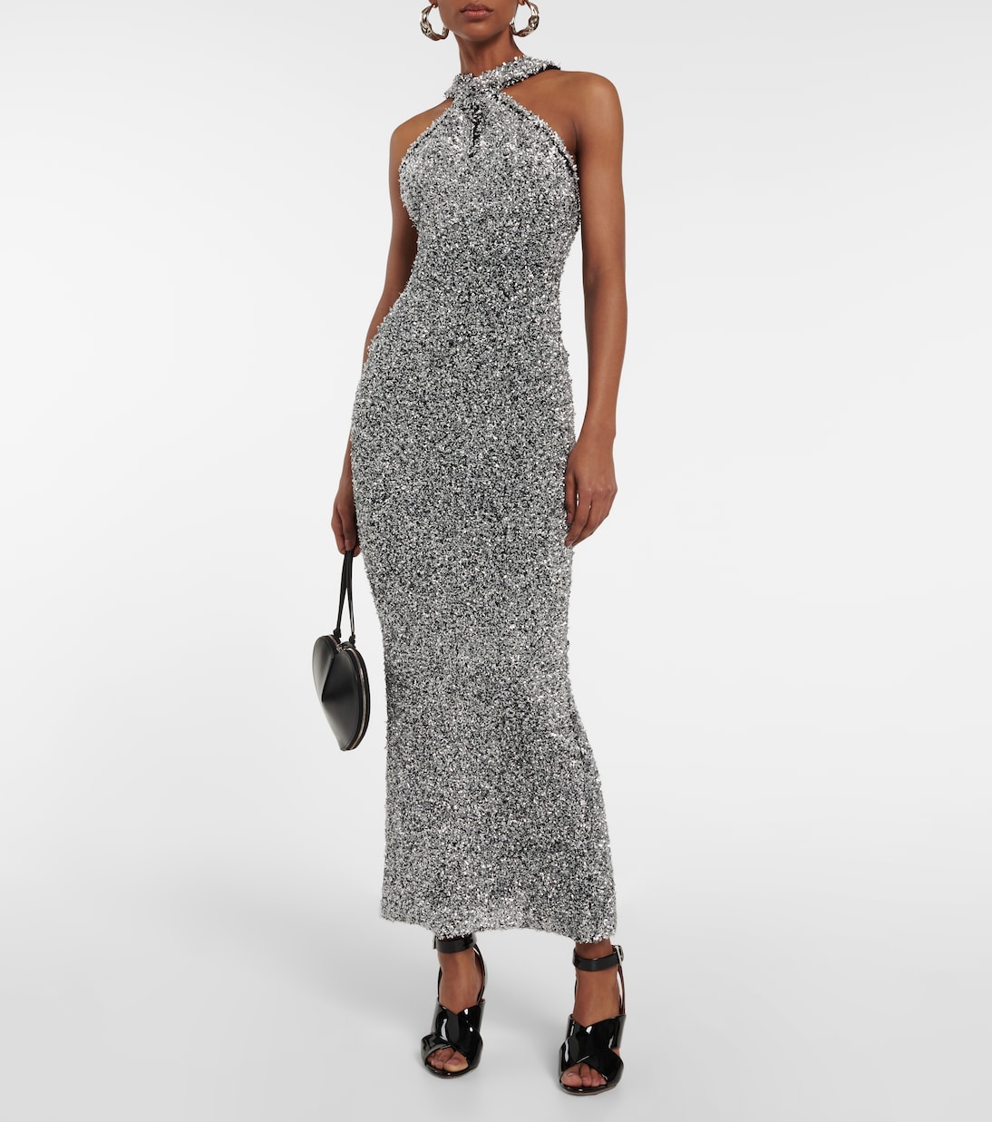 Verzierte Sandalen aus Lackleder | Alaïa