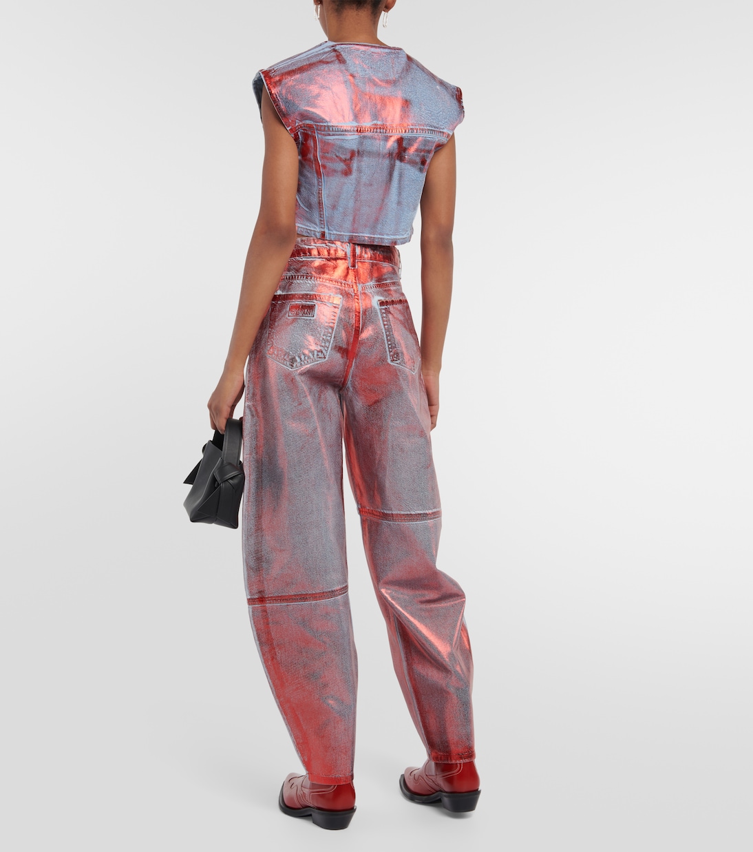 Weste aus Denim | Ganni