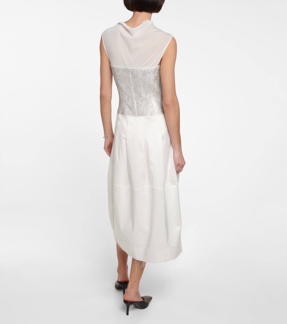 Robe midi à sequins | Jacques Wei