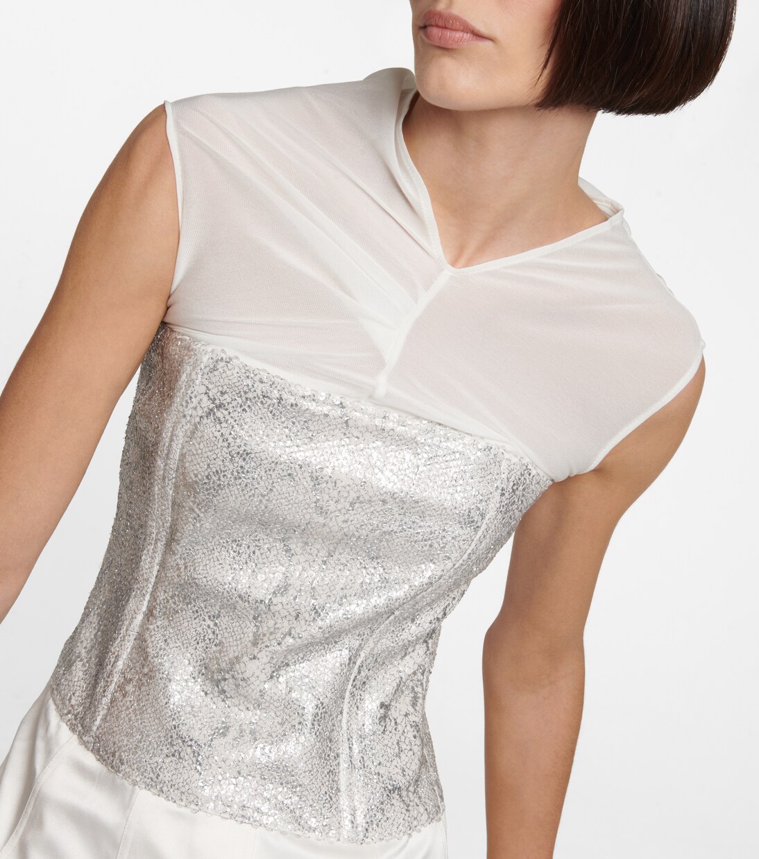 Robe midi à sequins | Jacques Wei