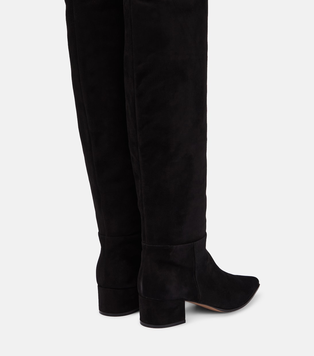 Suede leather knee-high boots | Gianvito Rossi