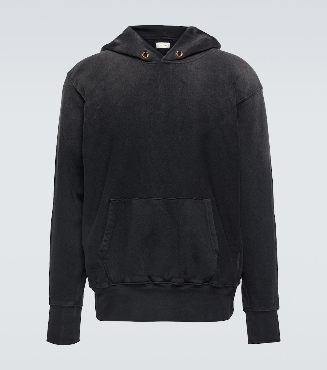 Cotton jersey hoodie | Les Tien