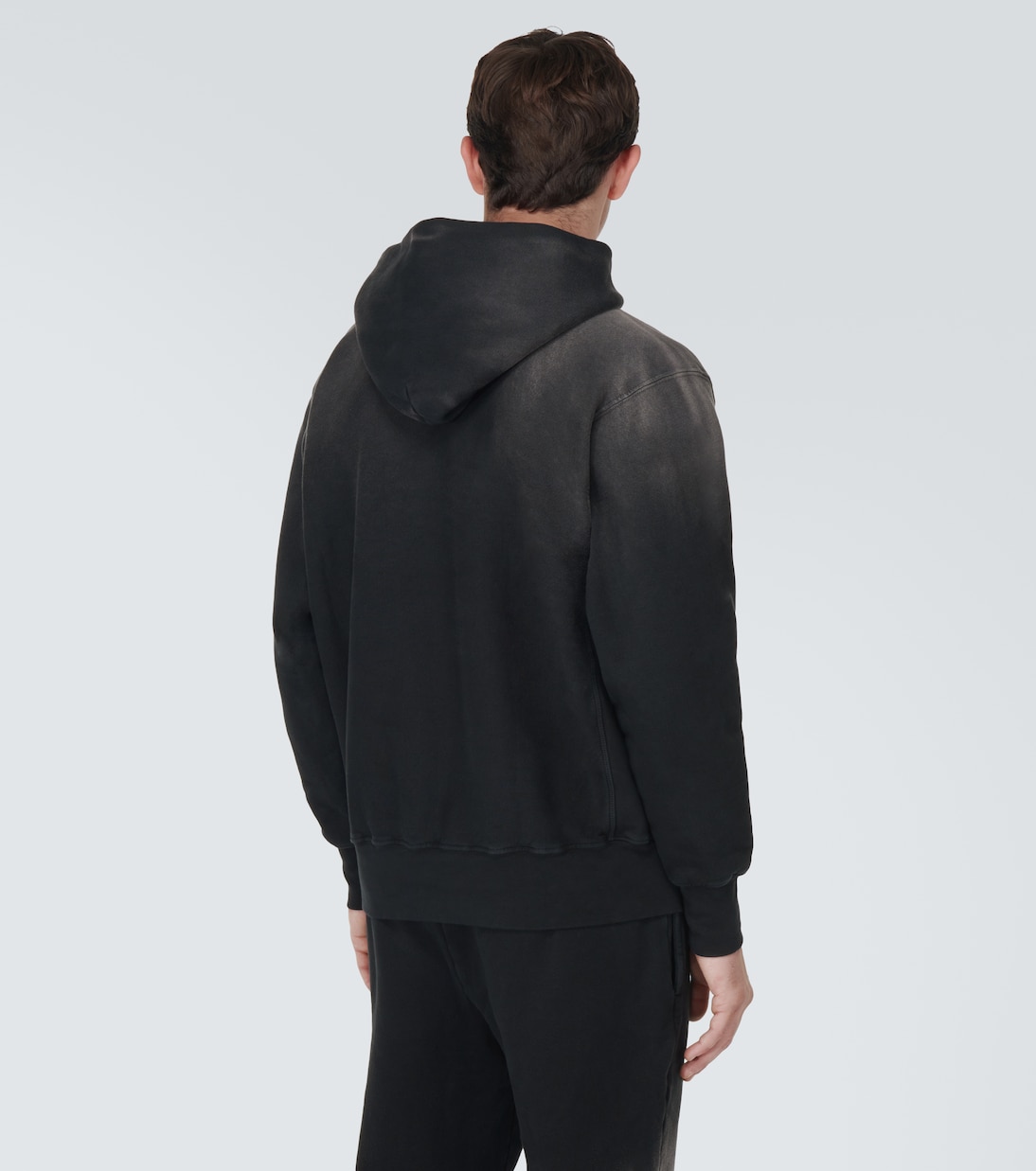 Cotton jersey hoodie | Les Tien