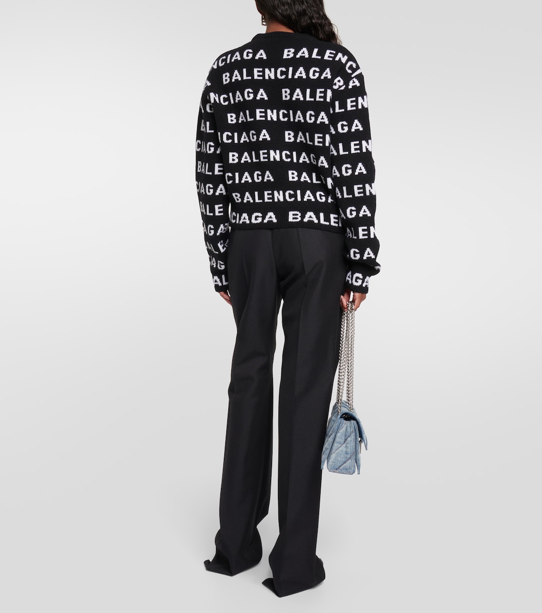 Jersey de lana con logo | Balenciaga