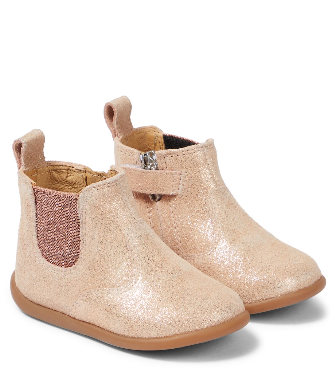 Baby Stand Up Jod leather booties | Pom d'Api