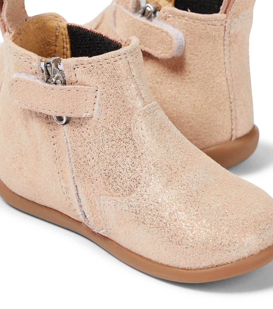 Baby Stand Up Jod leather booties | Pom d'Api