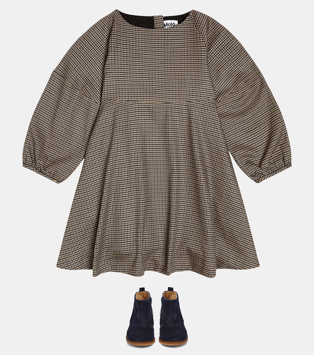 Cambell checked dress | Molo