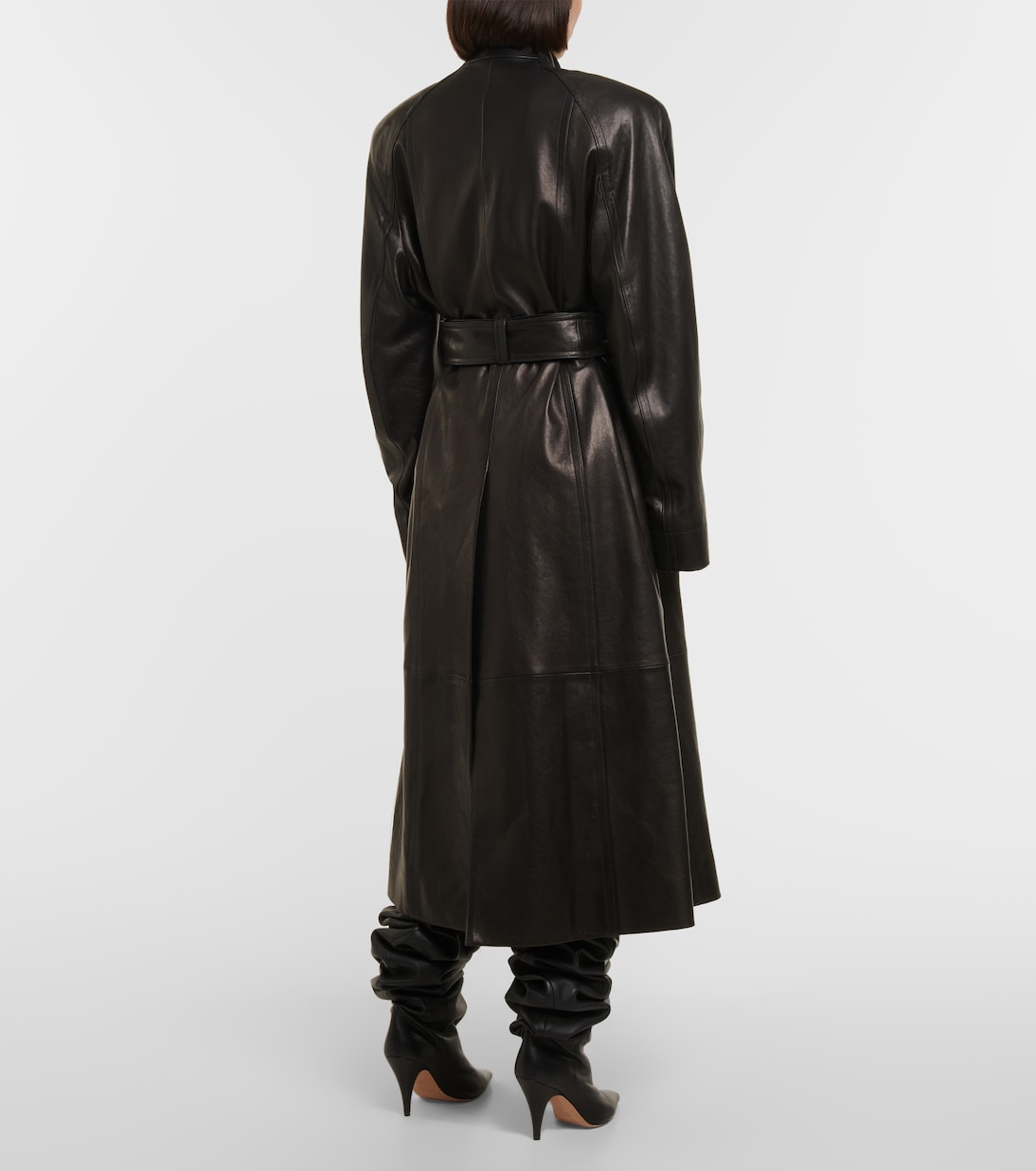 Bobbie leather coat | Khaite