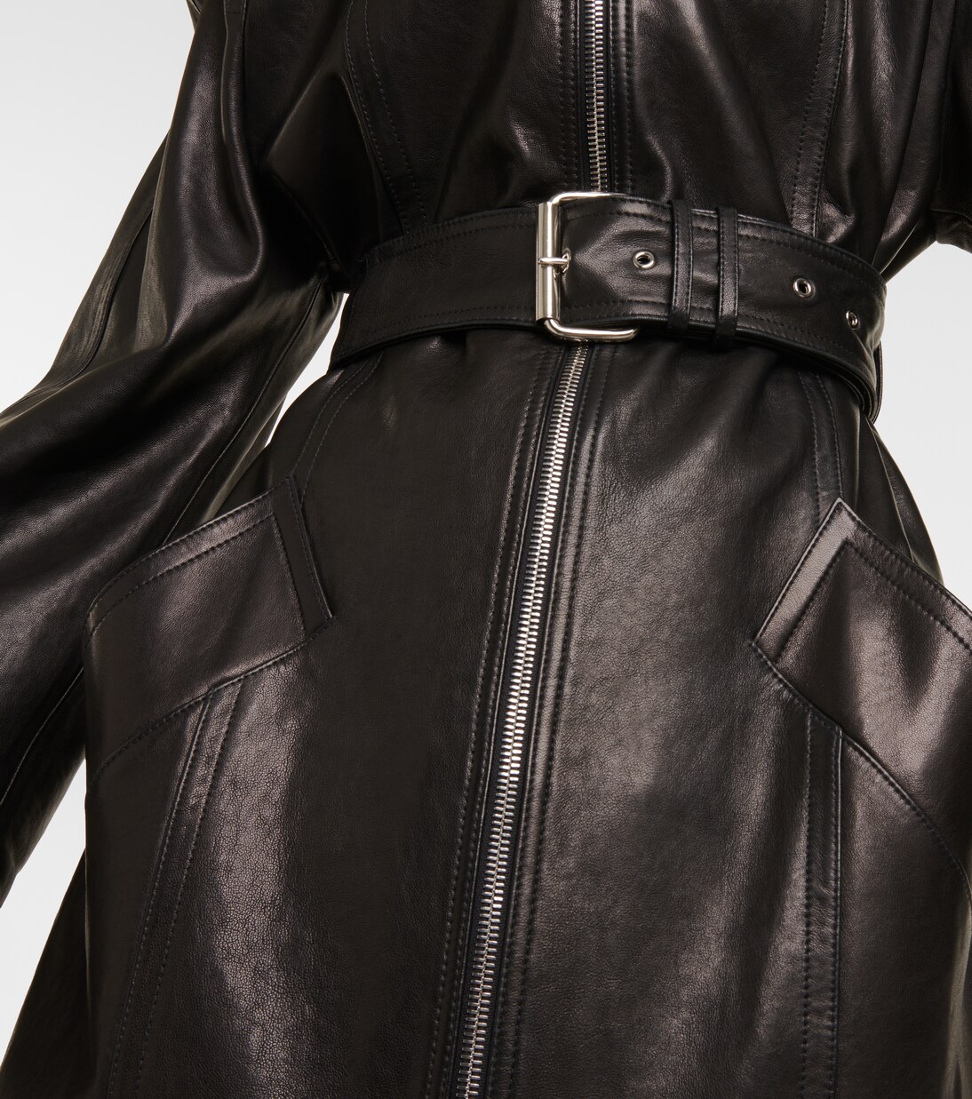 Bobbie leather coat | Khaite