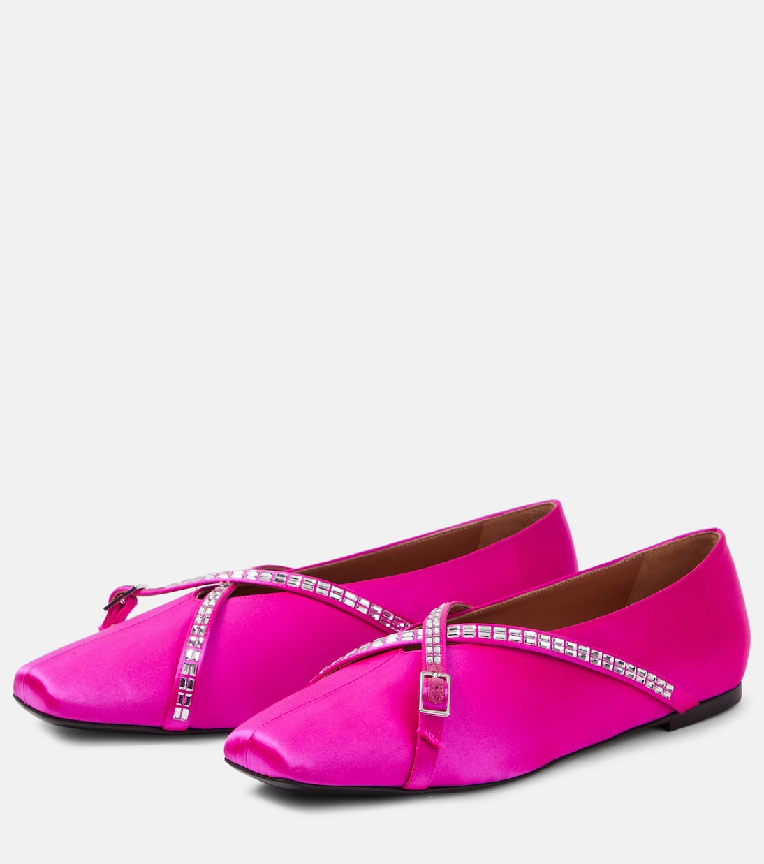 Cara satin ballet flats | D'Accori