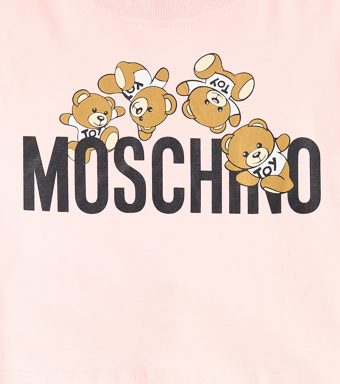 Cotton-blend T-shirt and shorts set | Moschino Kids
