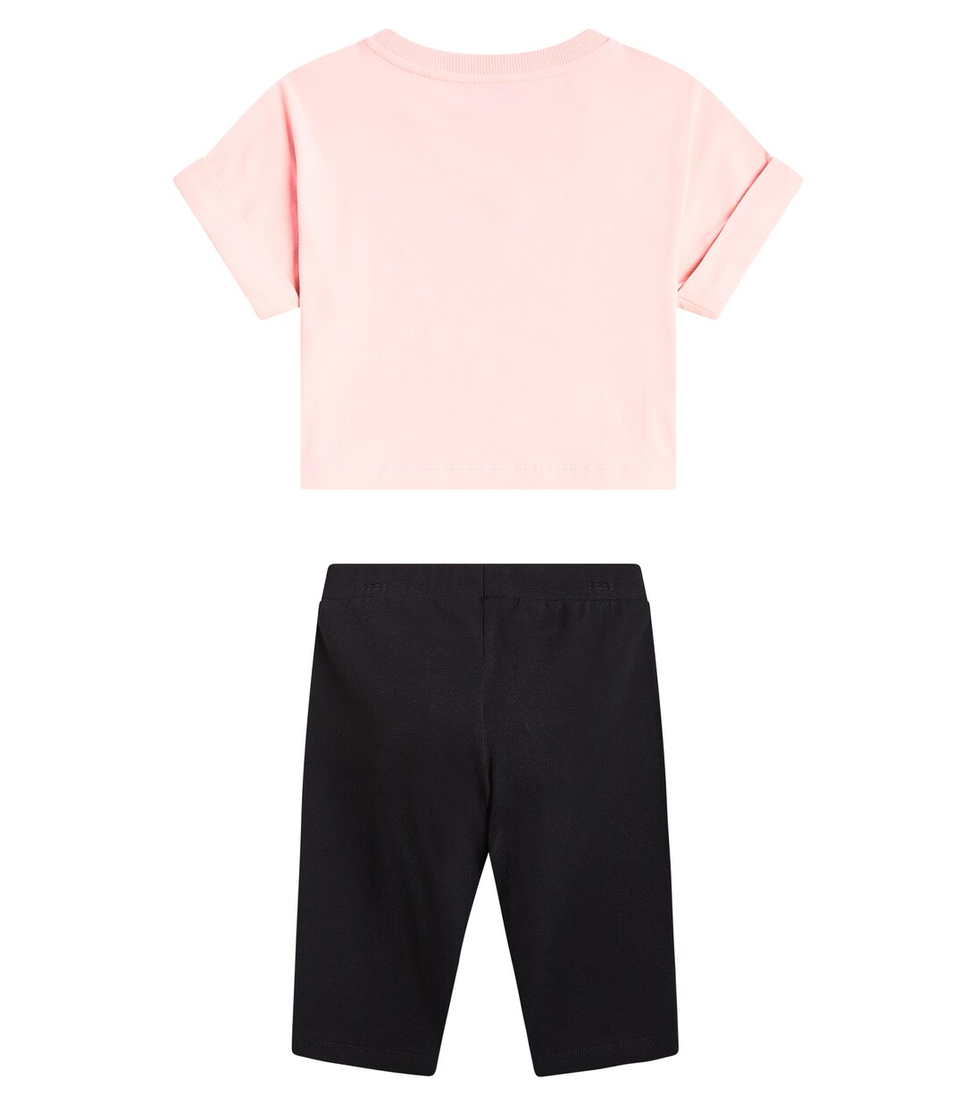 Cotton-blend T-shirt and shorts set | Moschino Kids