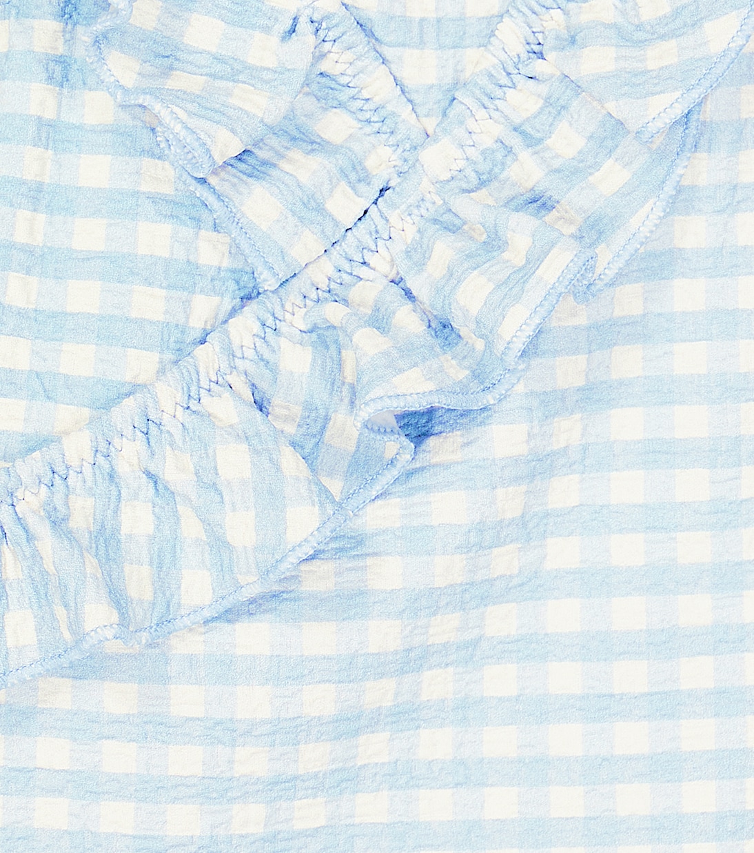 Baby Vichy ruffled swimsuit | Bobo Choses