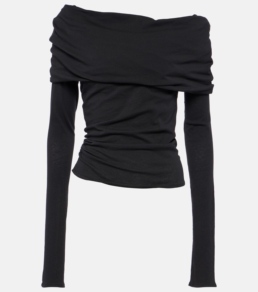 Off-Shoulder-Top Bound aus Jersey | Entire Studios