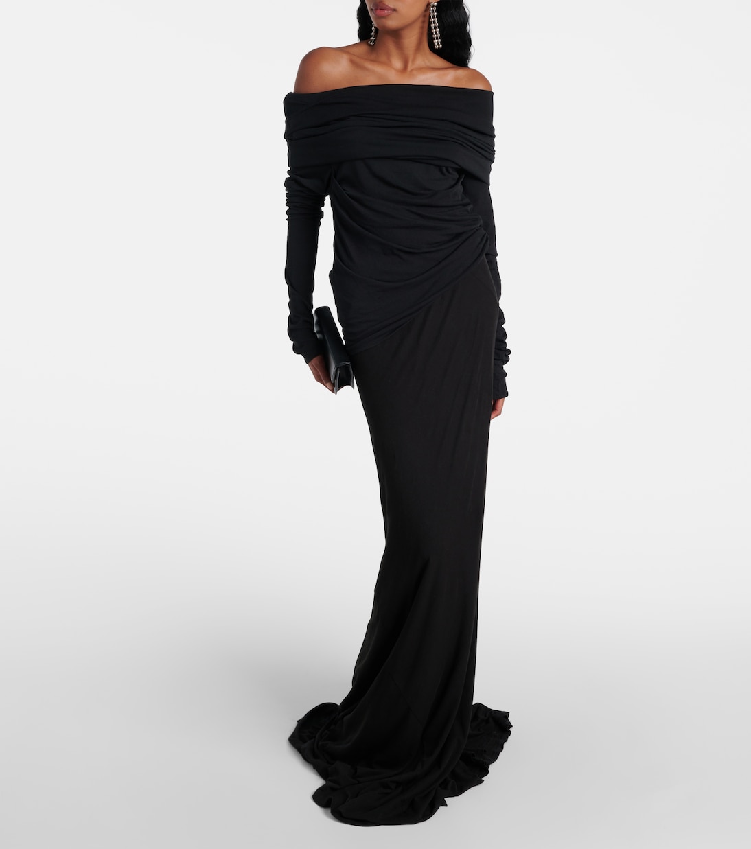 Off-Shoulder-Top Bound aus Jersey | Entire Studios