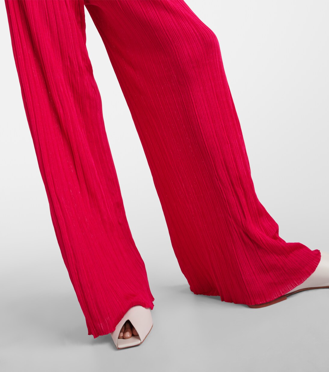 Strapless pleated knitted jumpsuit | Alaïa