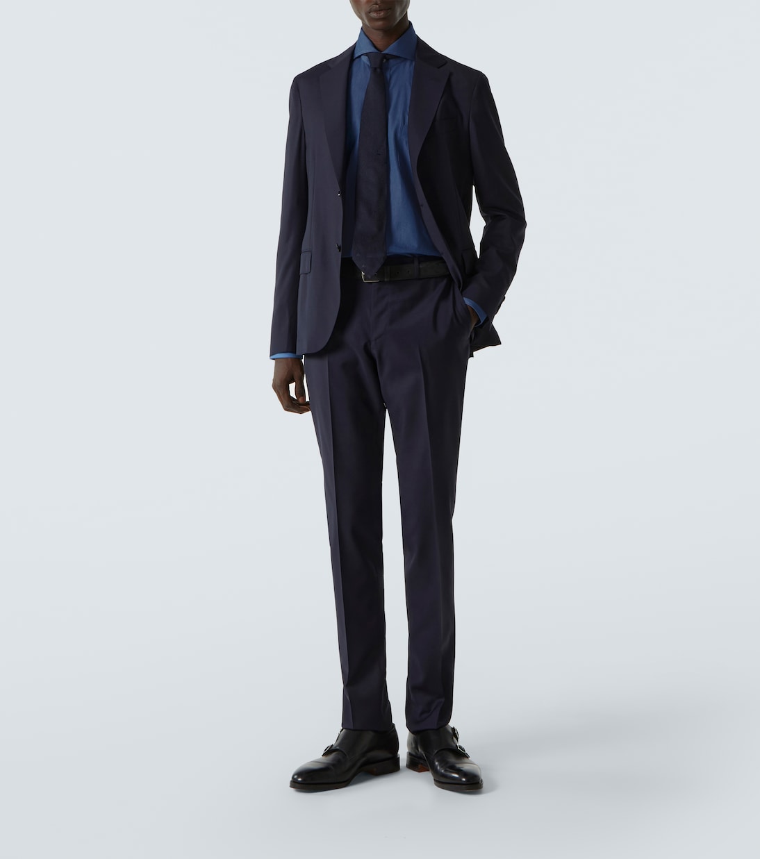 Cotton chambray shirt | Thom Sweeney