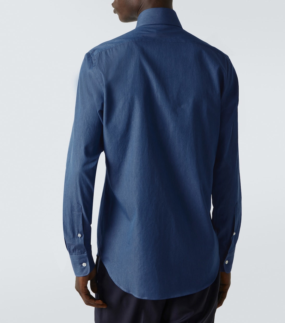 Cotton chambray shirt | Thom Sweeney