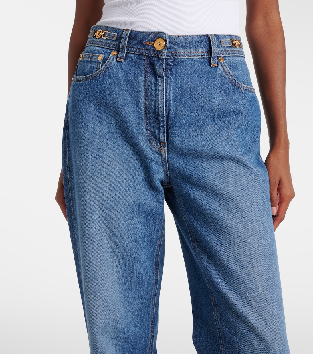 Medusa '95 straight jeans | Versace