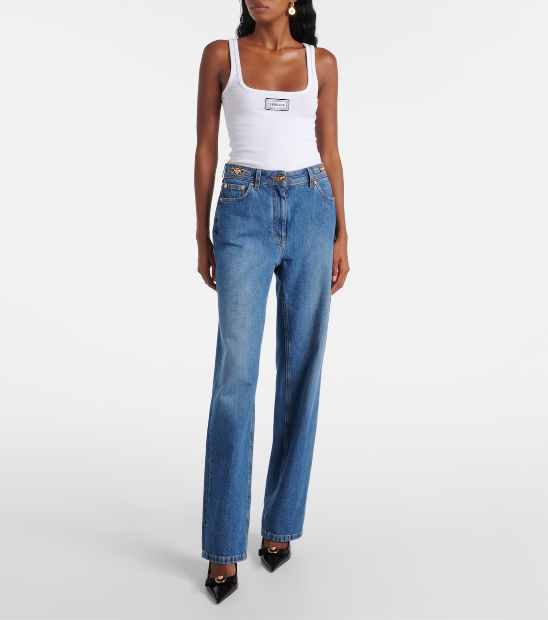 Medusa '95 straight jeans | Versace