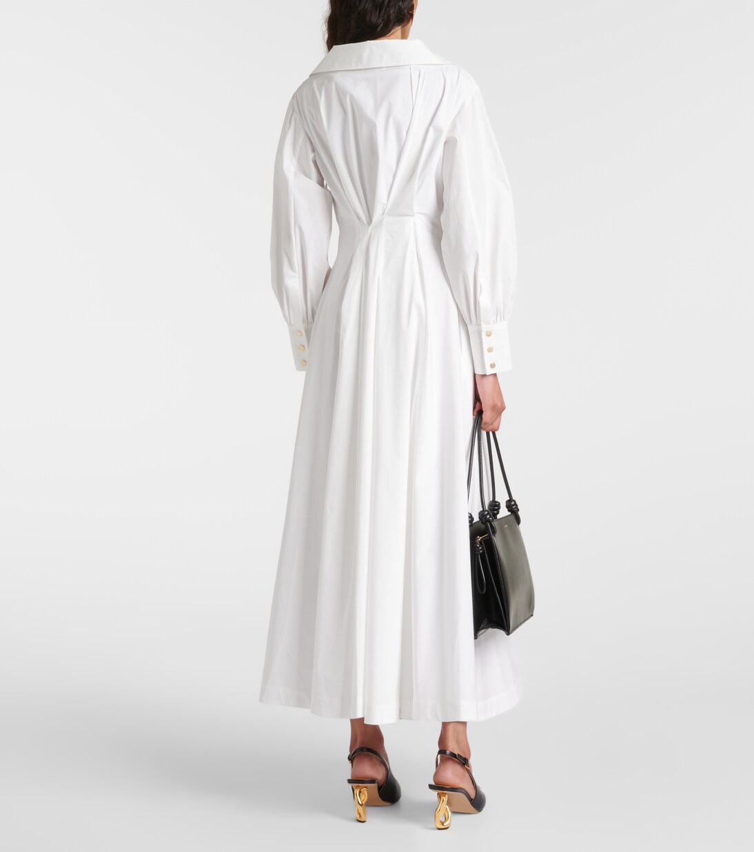 Robe midi Isabela en coton mélangé | Altuzarra