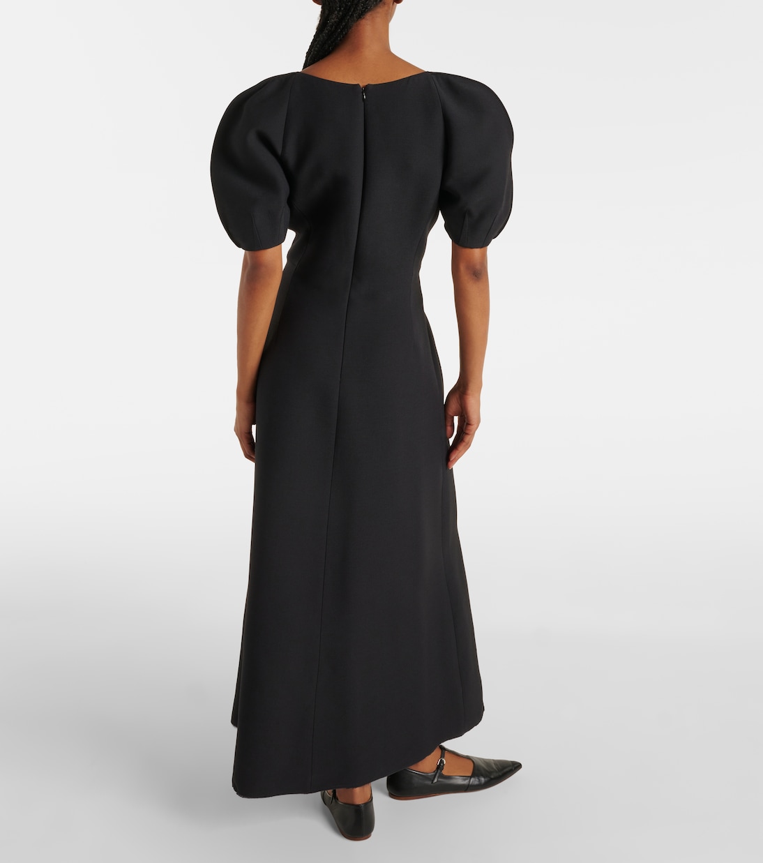 Robe longue Niahm en laine et soie | Gabriela Hearst