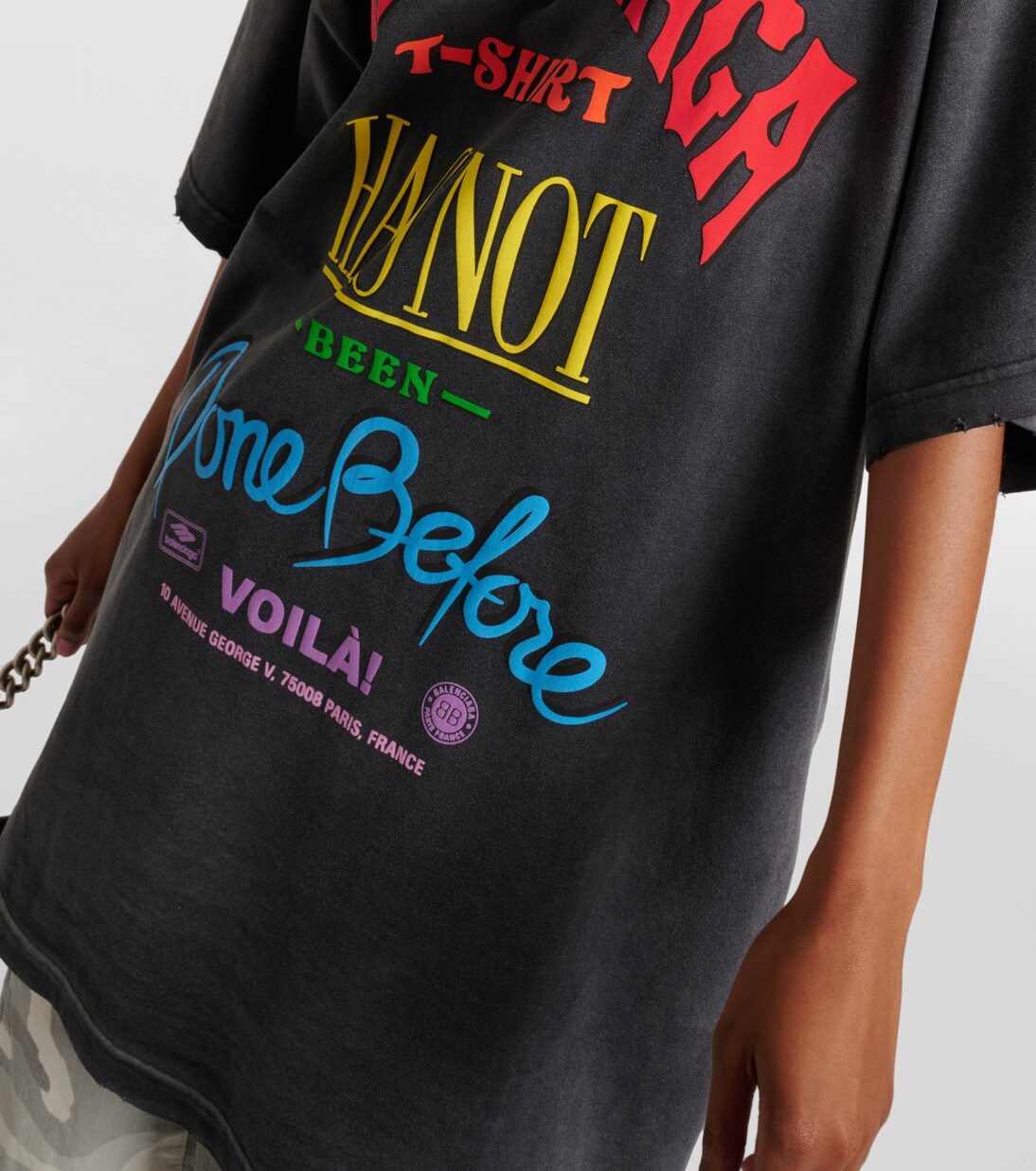 Not Been Done cotton jersey T-shirt | Balenciaga