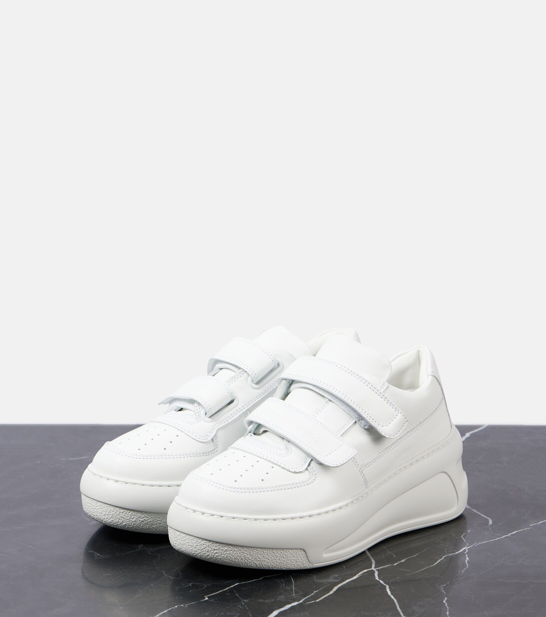 Leather platform sneakers | Acne Studios