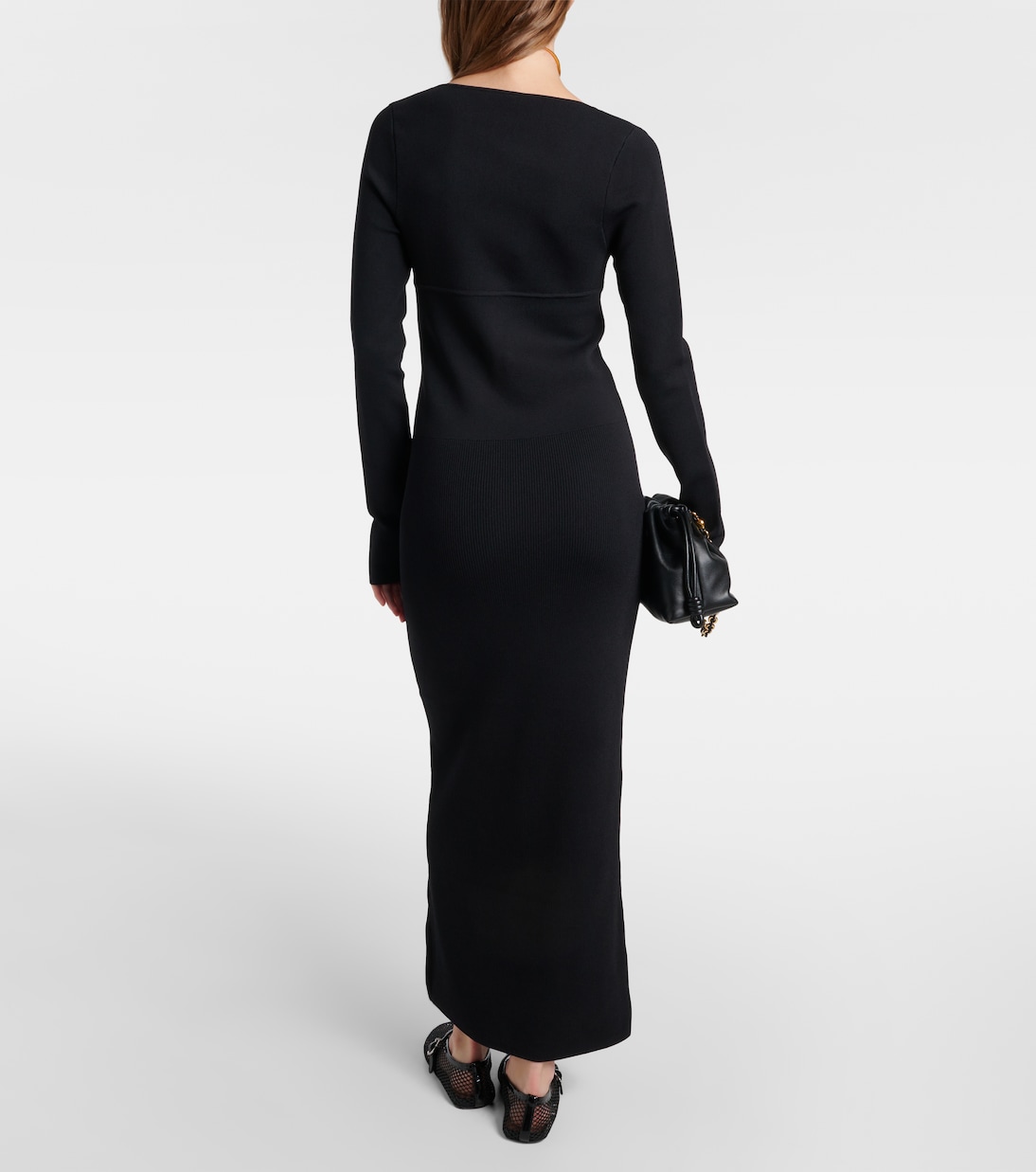 Abito lungo Helena in maglia a coste | SIR