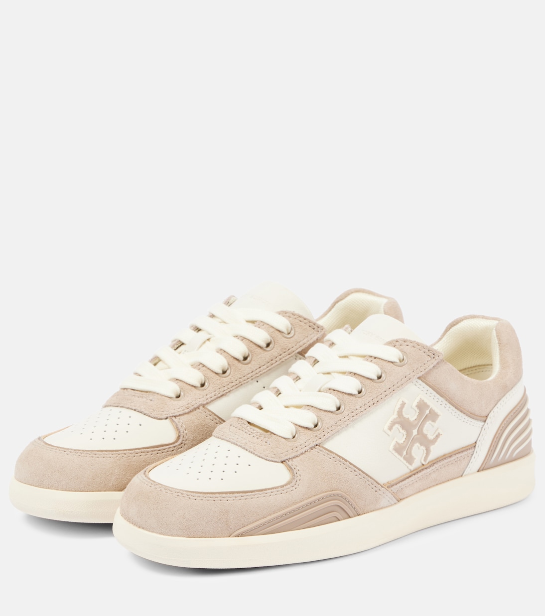 Sneakers Clover Court aus Veloursleder und Leder | Tory Burch