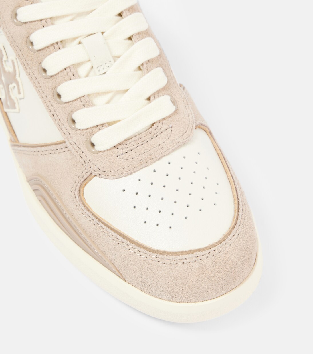 Sneakers Clover Court aus Veloursleder und Leder | Tory Burch