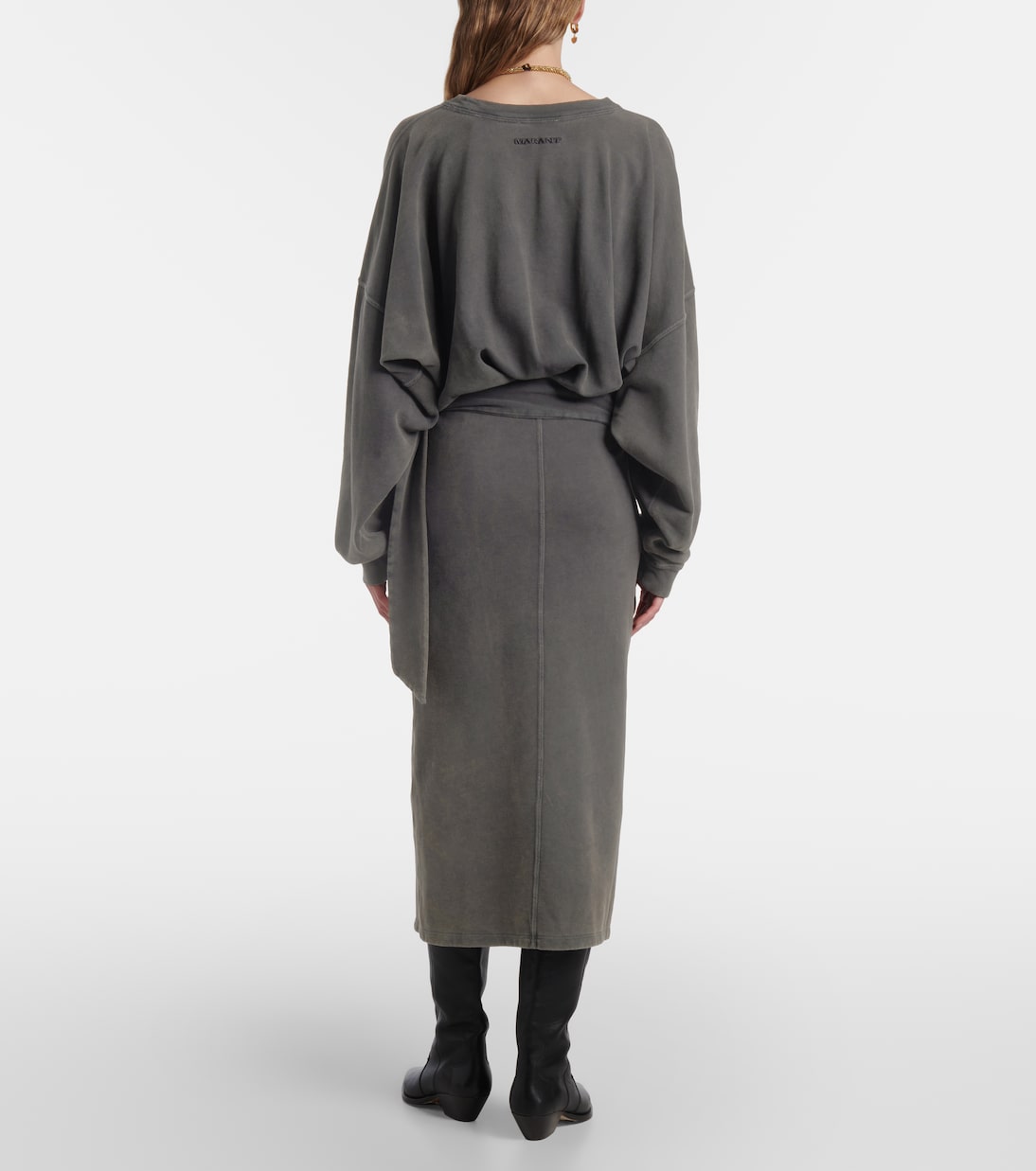 Sweatshirt-Kleid Sandrina aus Baumwoll-Jersey | Marant Etoile