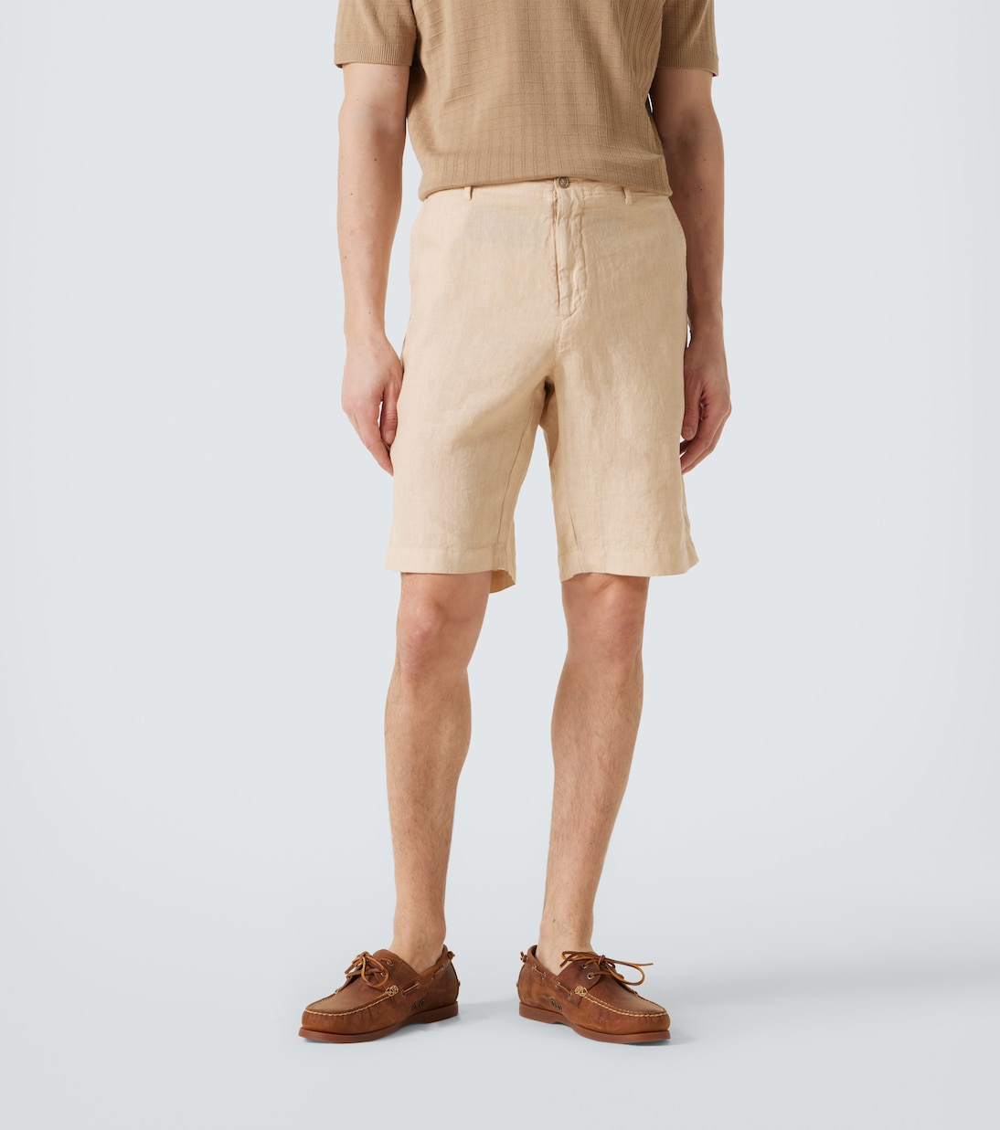 Linen Bermuda shorts | Fedeli