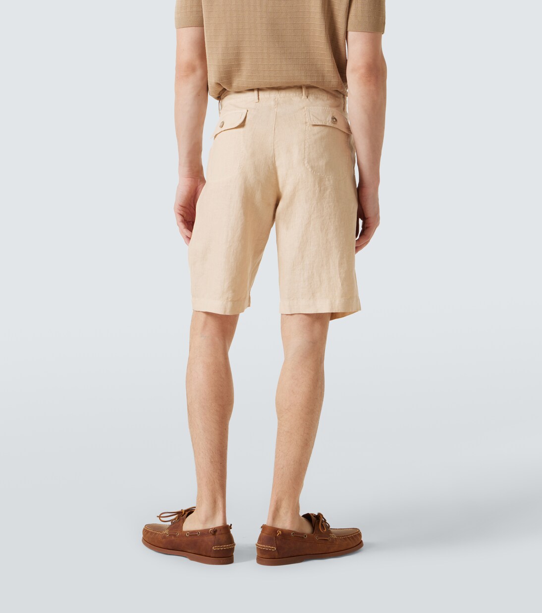 Linen Bermuda shorts | Fedeli