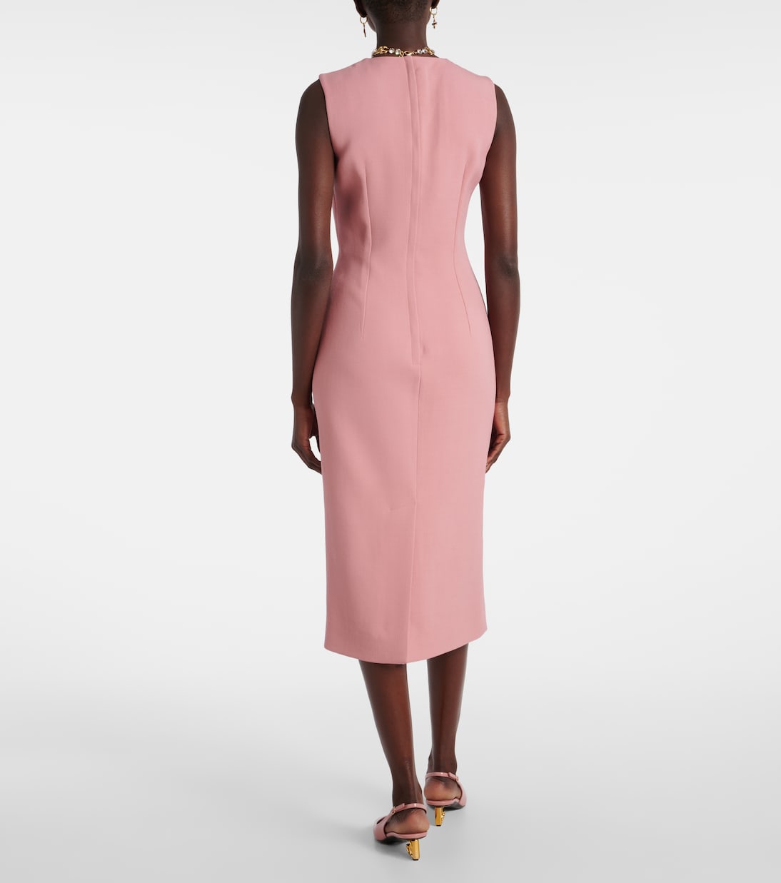 Virgin wool midi dress | Dolce&Gabbana