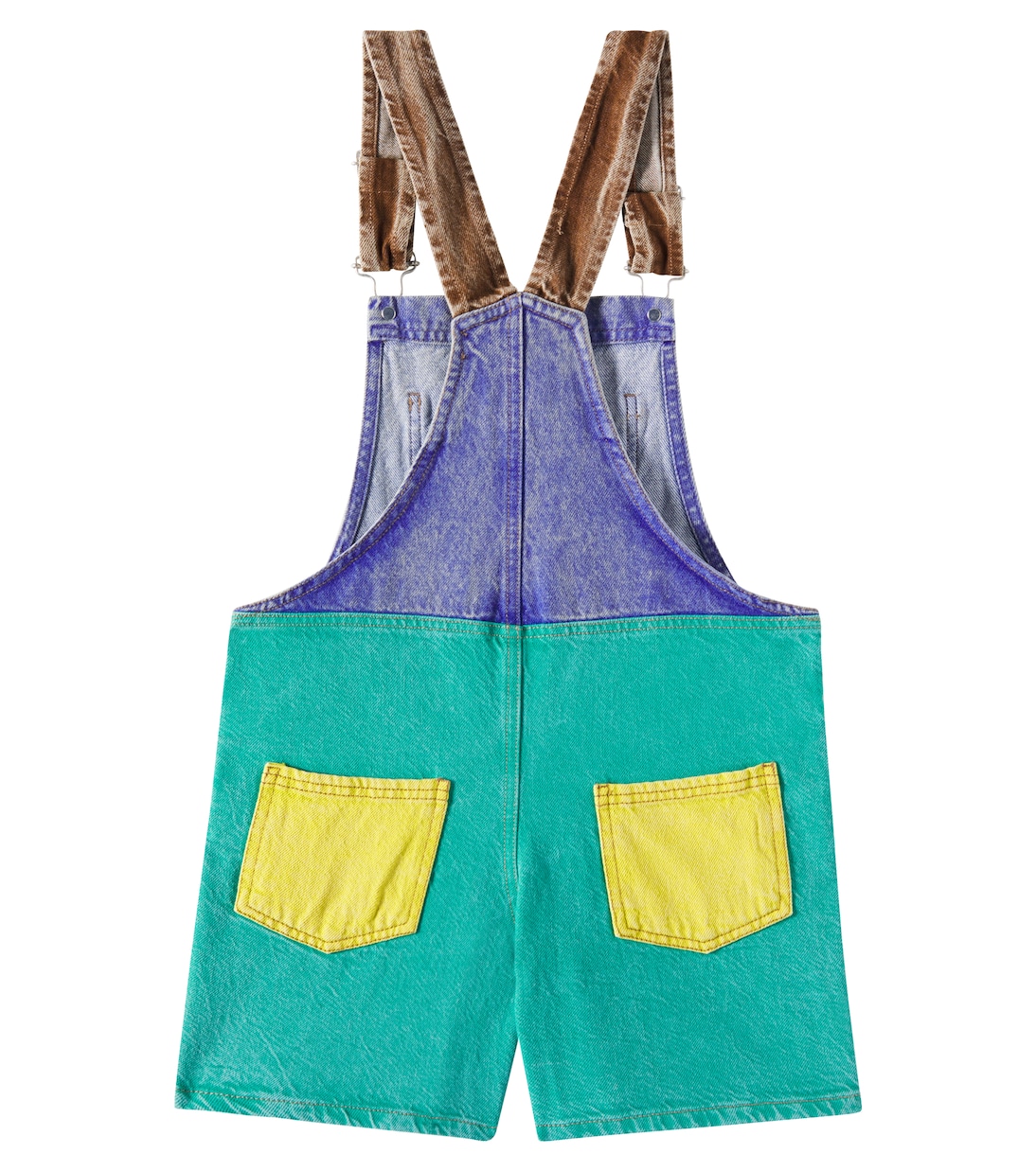 Colorblock denim overalls | Bobo Choses