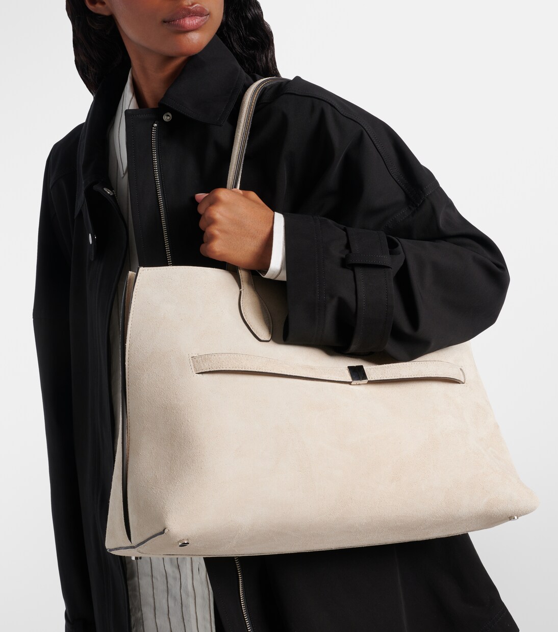 Sac Lounge Large en daim | Toteme