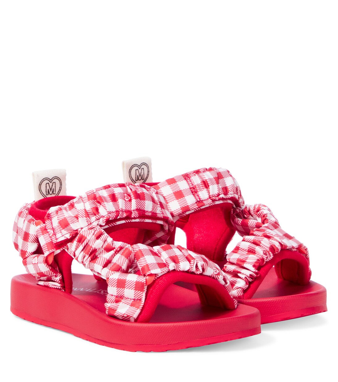 Gingham sandals | Monnalisa