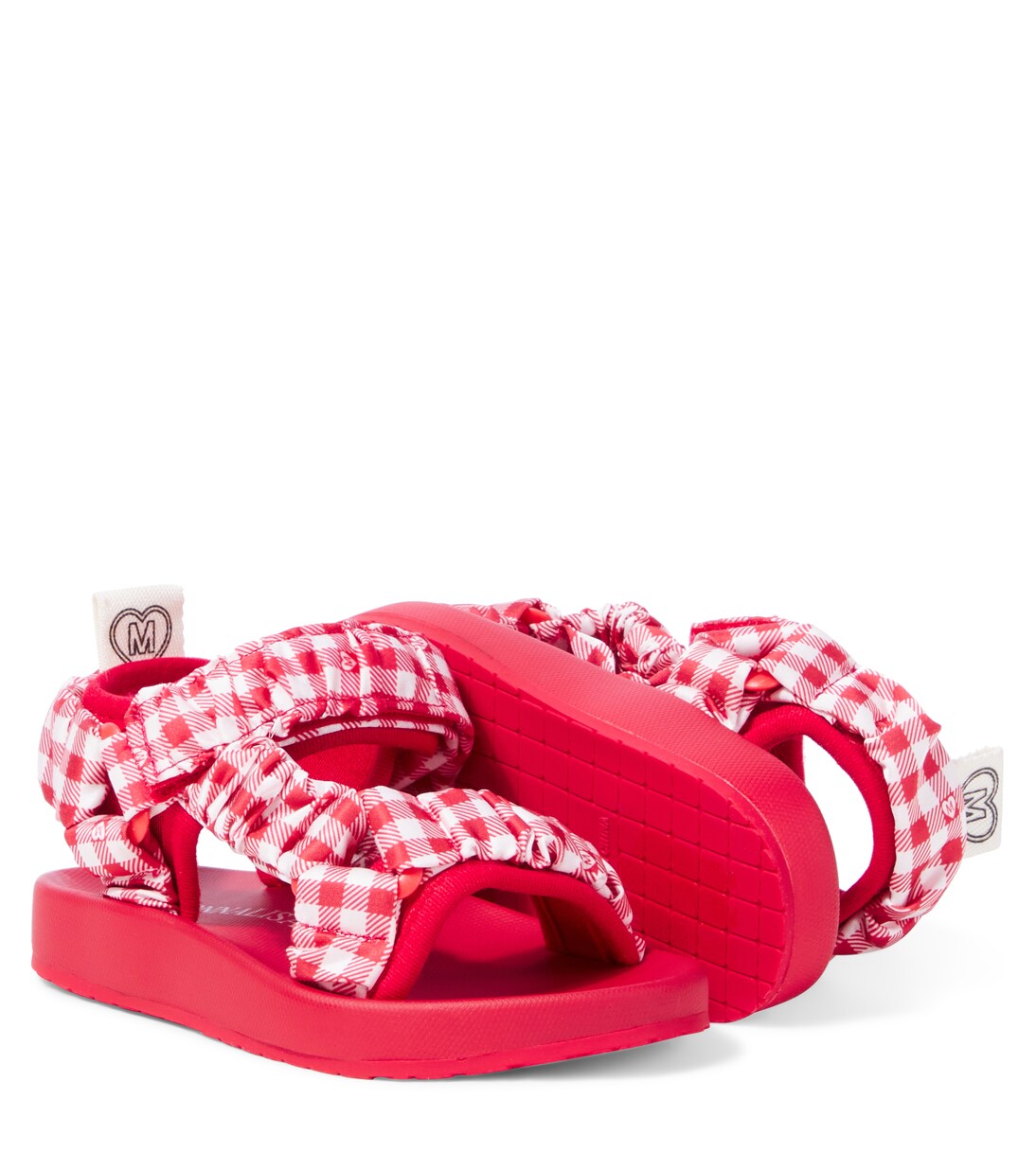 Gingham sandals | Monnalisa
