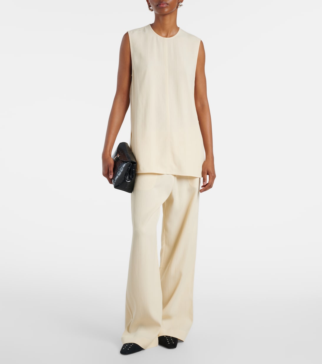 Weite High-Rise-Hose | Toteme