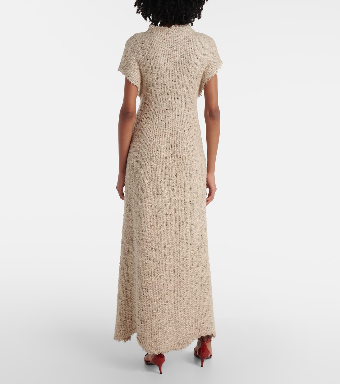 Abito lungo Ema in canapa e seta | Khaite