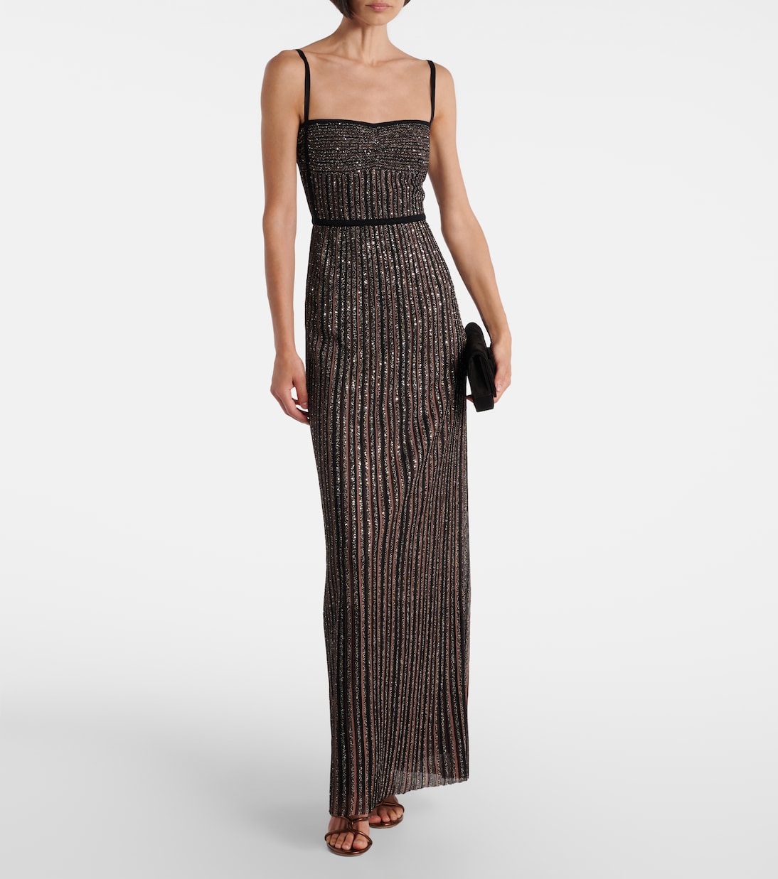 Maxikleid aus Strick mit Pailletten | Missoni